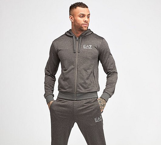 EA7 Poly Mark Hooded Tracksuit