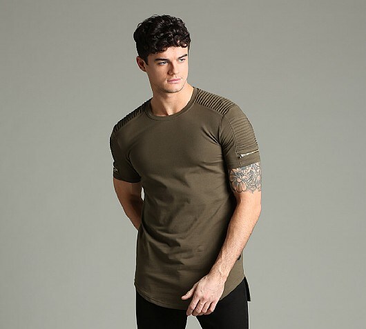 Project X Paris Pintuck Zip T-Shirt