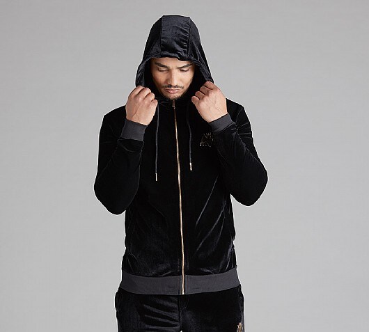 Kings Will Dream Alvarado Full Zip Velour Hooded Top