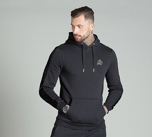 Kings Will Dream Stanford Overhead Velour Panel Hooded Top