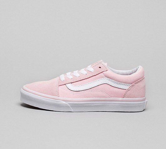 black vans with pink stripe