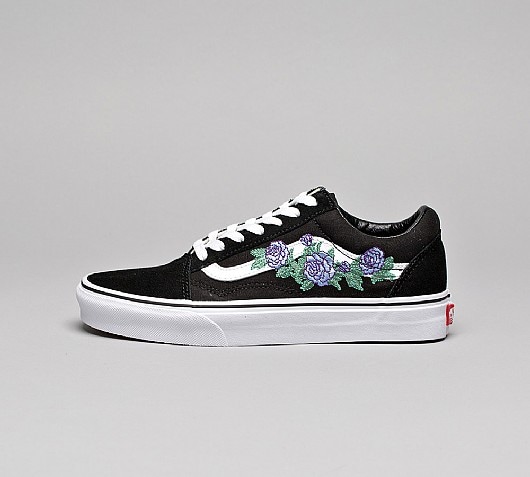 Vans Womens Old Skool Rose Thorns Trainer