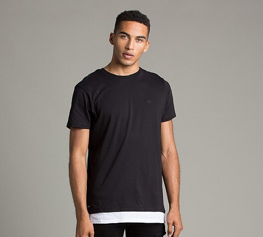Threadbare Central Layer Longline T-Shirt