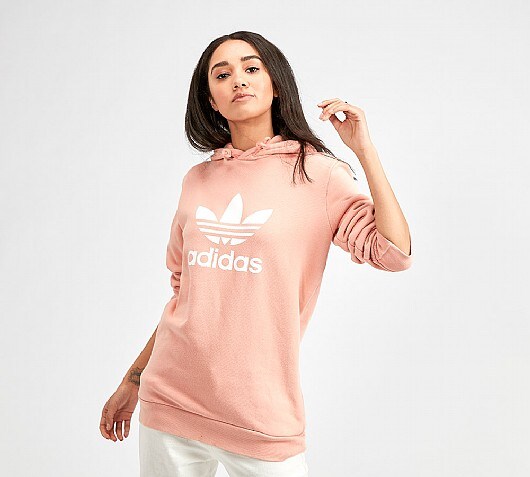 adidas Originals Womens Large Logo Trefoil Hooded Top