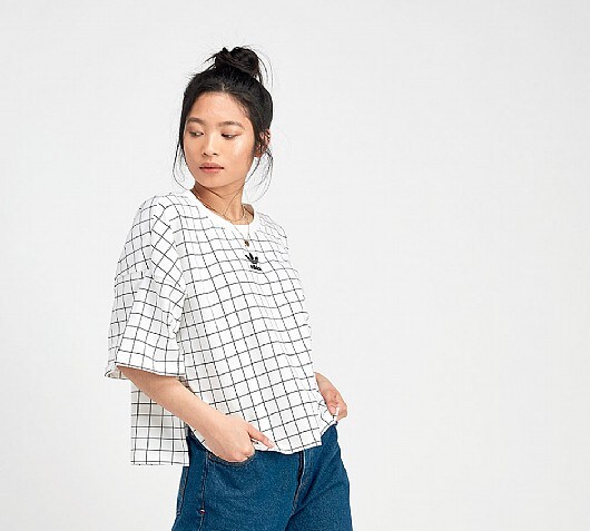 adidas Originals Womens Colorado Grid T-Shirt