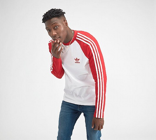 adidas Originals 3-Stripes Long Sleeved T-Shirt