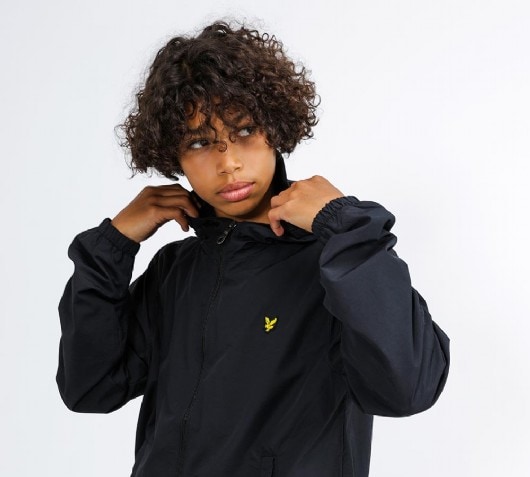 Lyle and Scott Zip Hooded Jacket - Black