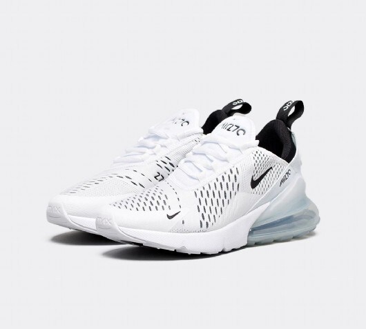 Nike Womens Air Max 270 Trainer White Black Footasylum