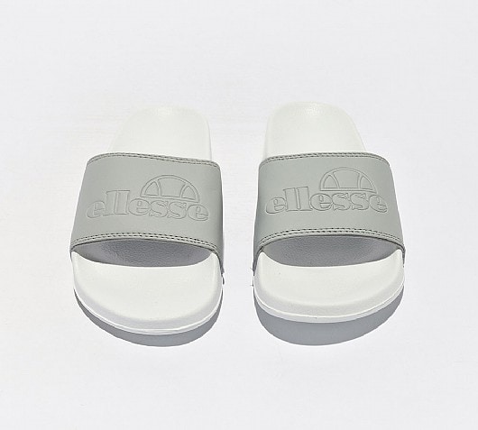 white ellesse sliders