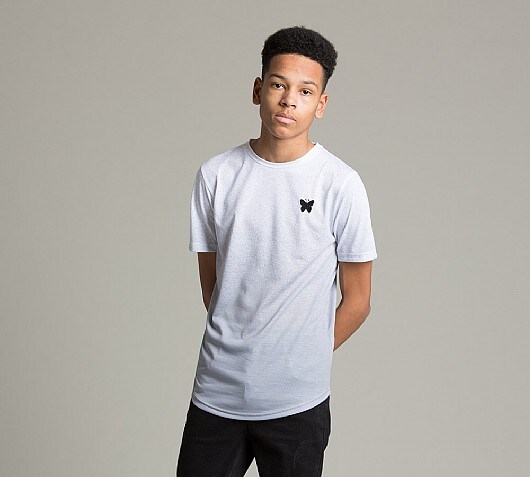 Good For Nothing Junior Speckled Curved Hem T-Shirt