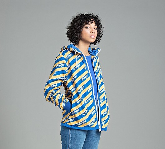Wrangler Womens Repeat Windbreaker Jacket
