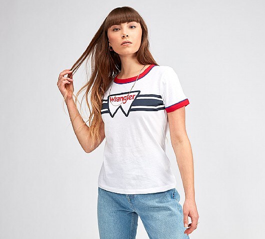 Wrangler Womens Ringer T-Shirt
