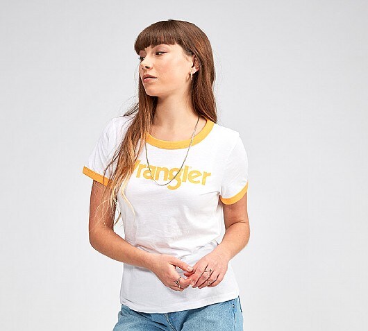 Wrangler Womens Retro Kabel T-Shirt