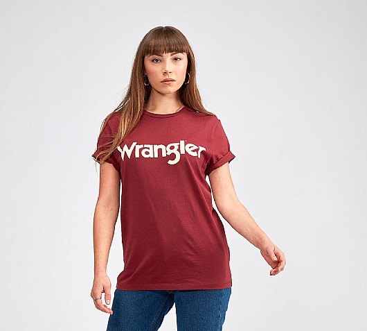 Wrangler Womens Short Sleeve Logo T-Shirt