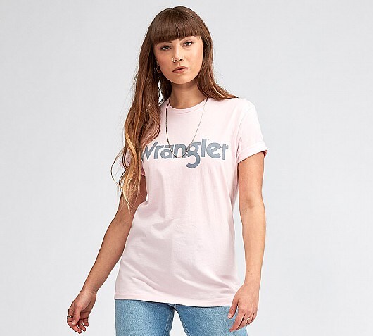 Wrangler Womens Short Sleeve Logo T-Shirt