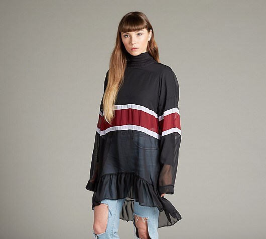 The Ragged Priest Womens Brady Chiffon Dress