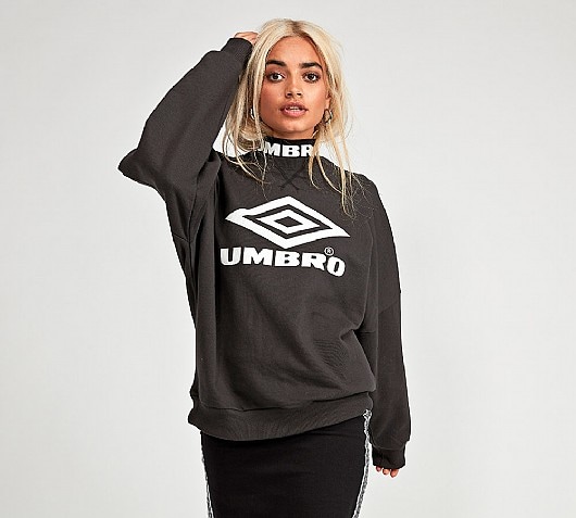 Umbro Womens Logo Crewneck Sweatshirt