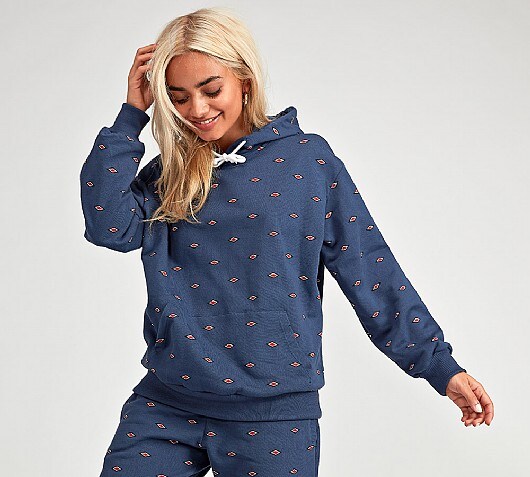 Umbro Womens All Over Print Hooded Top