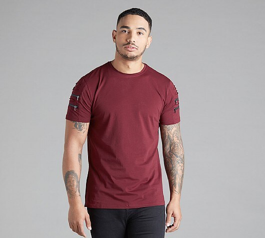 Condemned Nation Norse Sleeve Zip T-Shirt