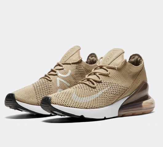 nike air max 270 flyknit sepia stone