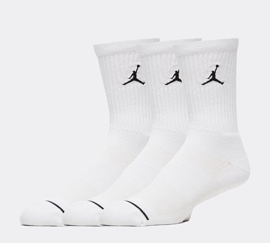 Jordan 3 Pack Crew Sock | White | Footasylum