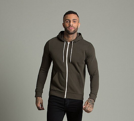 Brave Soul Adrian Full Zip Hooded Top
