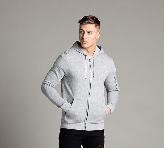 Brave Soul Eddie Full Zip Hooded Top