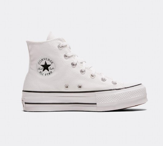 white converse platform high tops