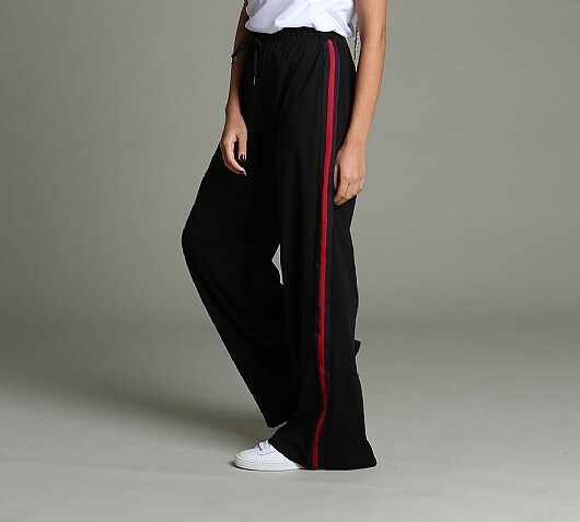 Daisy Street Womens Stripe Wide Pant