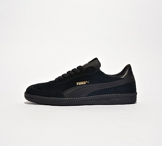 puma brown suede trainers