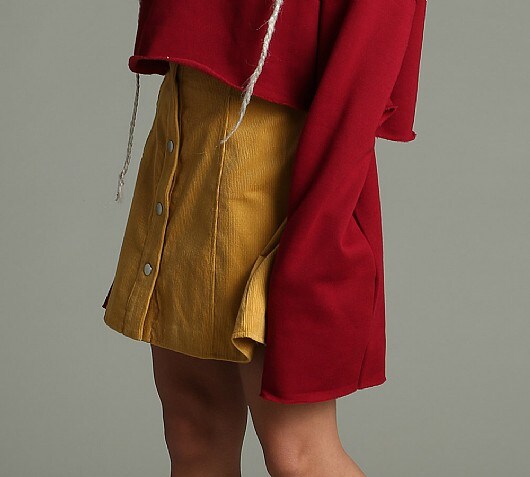 Glamorous Womens Corduroy Skirt