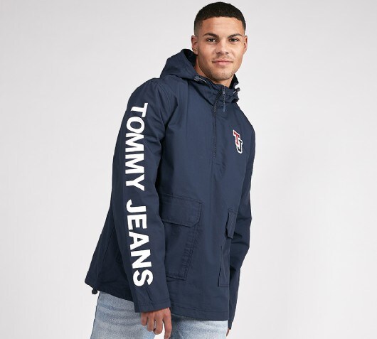 tommy jeans overhead jacket