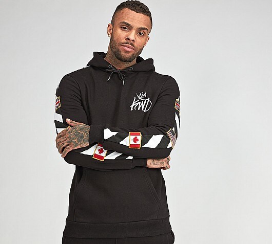 Kings Will Dream Moneta Chevron Flag Hooded Top