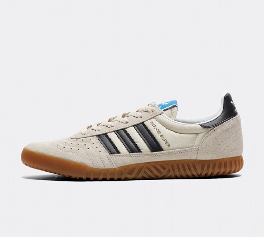 Adidas originals indoor super trainers with gum sole Clearance
