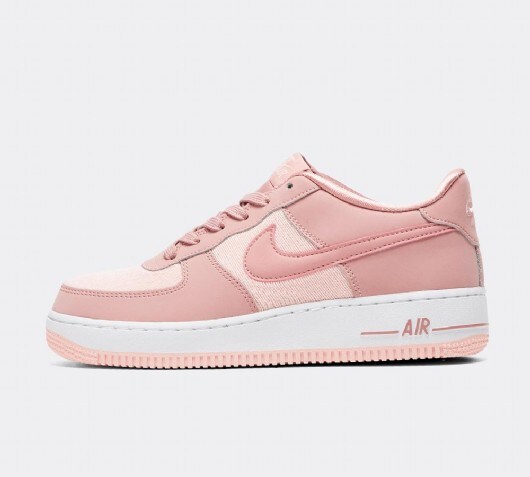 nike air force pink glitter