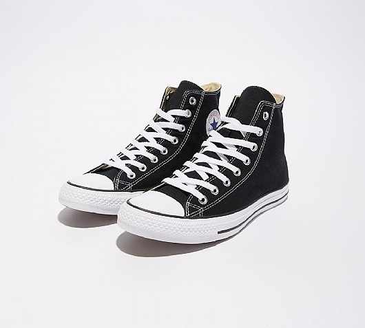 black high top converse footasylum