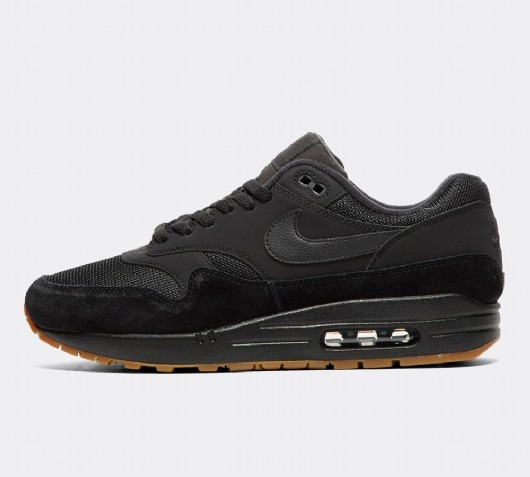 nike air max 1 black black gum medium brown nike air max 1 black black gum medium brown