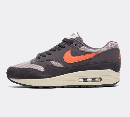 Nike Air Max 1 Trainer | Grey / Mango | Footasylum Nike Air Max 1 Trainer | Grey / Mango | Footasylum
