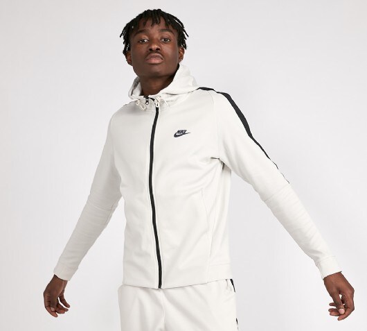 white nike track top