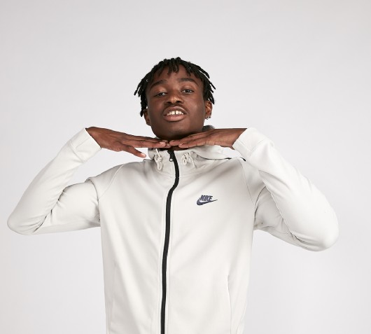 nike tribute track pant light bone