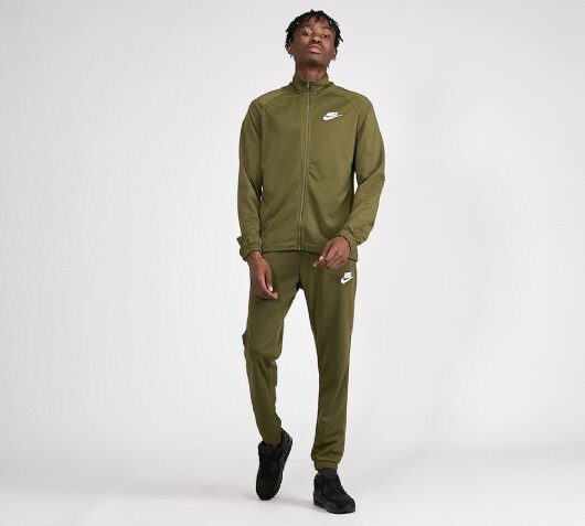nike tracksuit olive