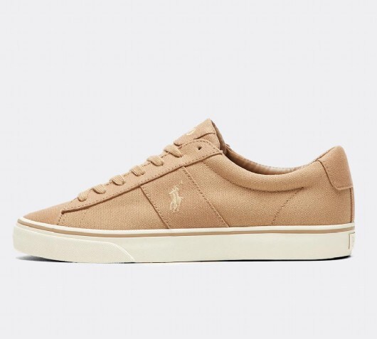 Ralph TrainerKhakiwhite Polo Lauren Footasylum Sayer Canvas nX0Pw8Ok