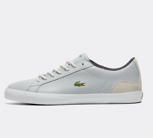 lacoste lerond trainers grey