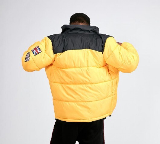 society sport yellow hoodie