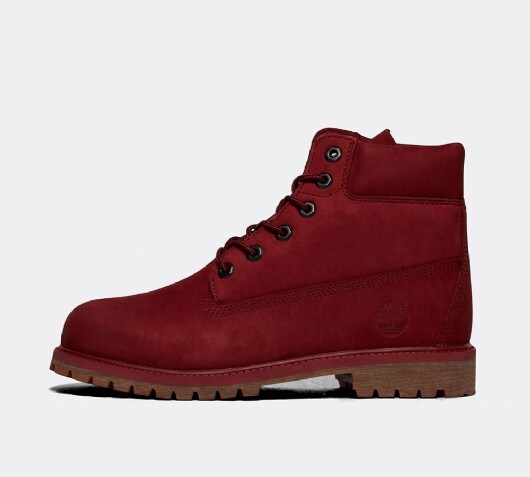 burgundy timberland shoes