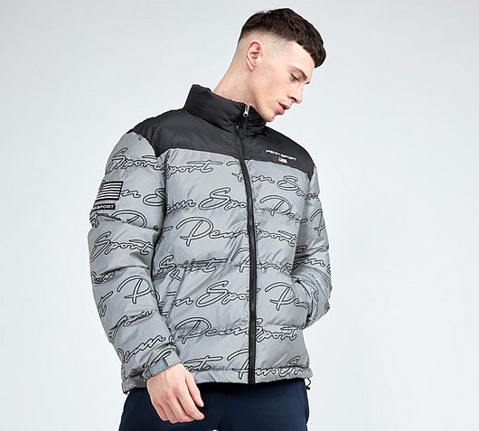 north face reflective puffer jacket