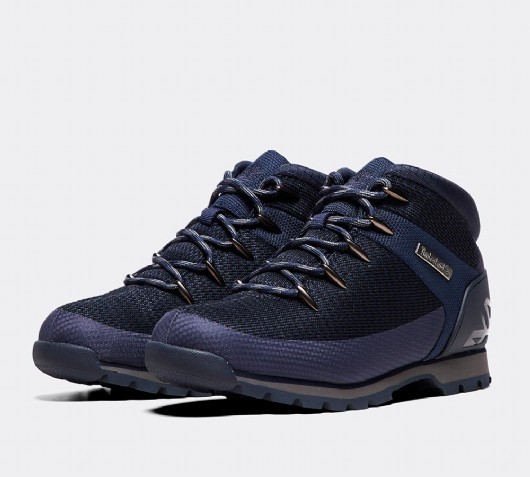 timberland men's euro sprint fabric boot navy navy