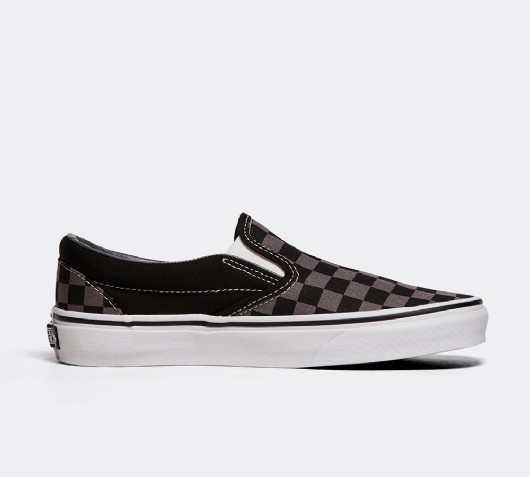 vans classic checkerboard slip-on (purple magic/grey)