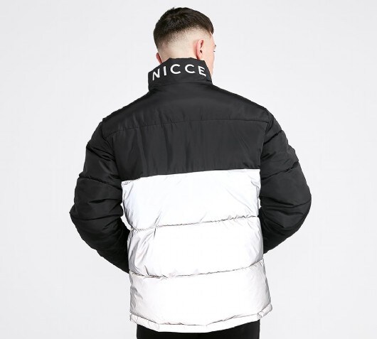 nicce puffer jacket reflective