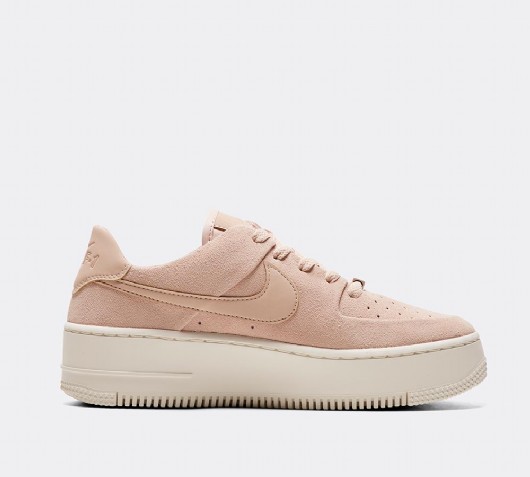 nike women's air force 1 sage low trainers particle beige